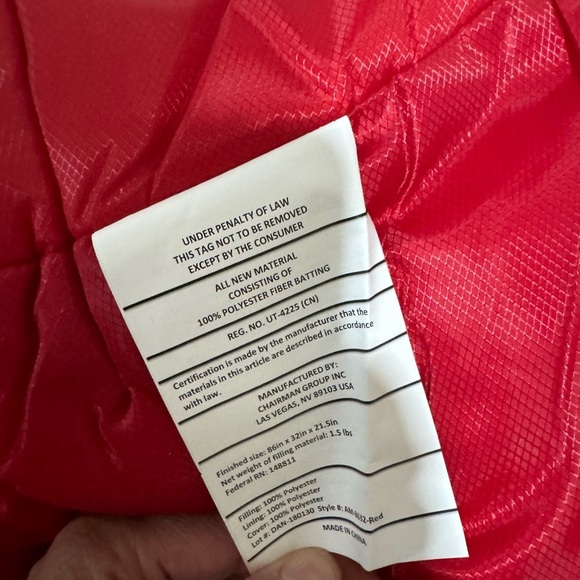 3 SEASONS Mummy sleeping bag Red/Gray with compression sack size large - Picture 9 of 10